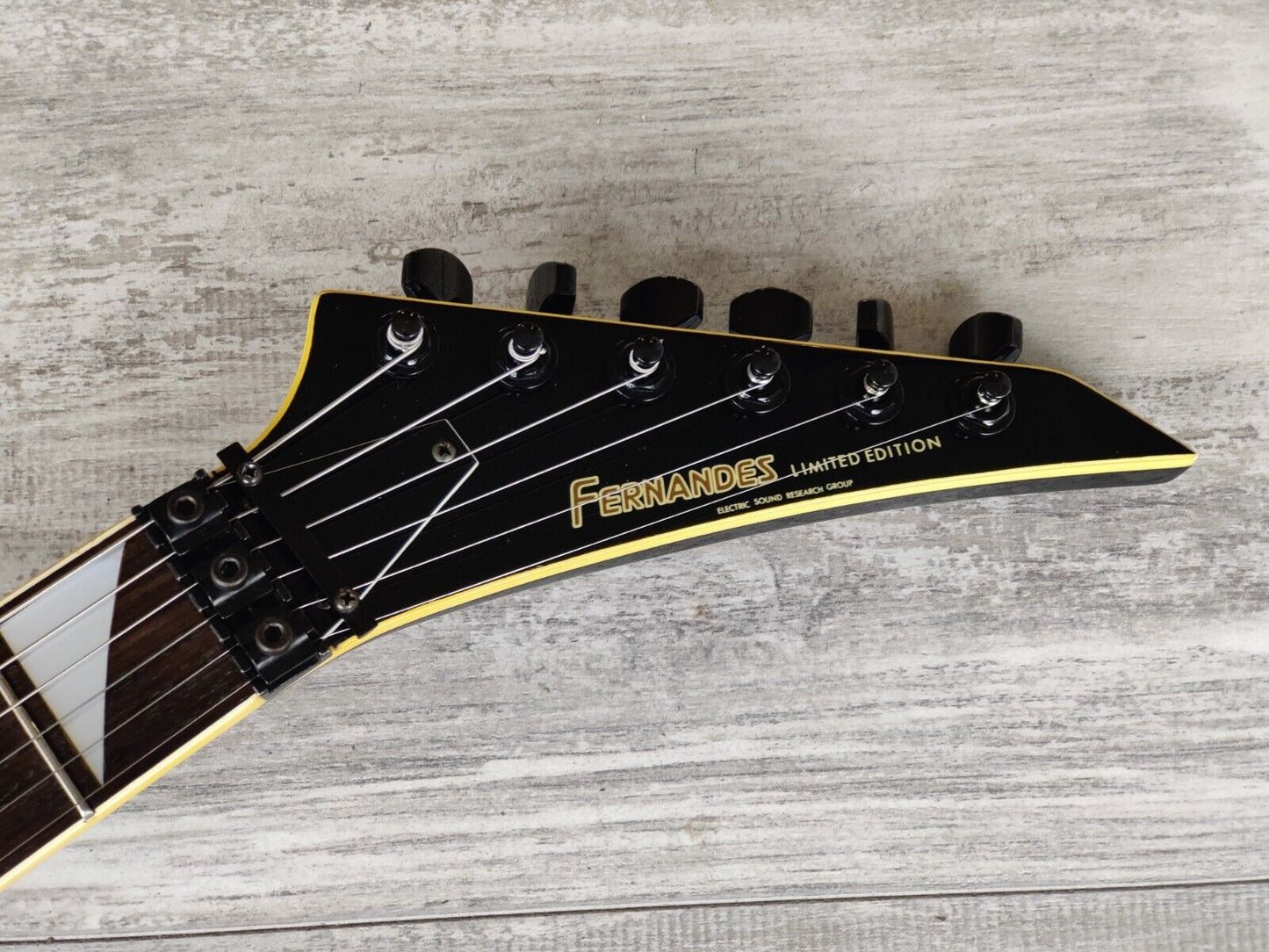 1987 Fernandes Japan JS-100 Rhoads Flying V (Black)