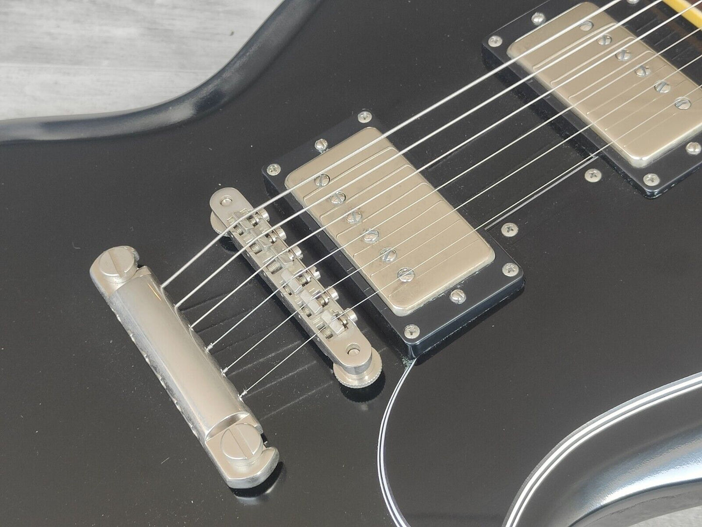 2004 Edwards (by ESP Japan) E-SG-90LT2 Double Cutaway SG (Black)