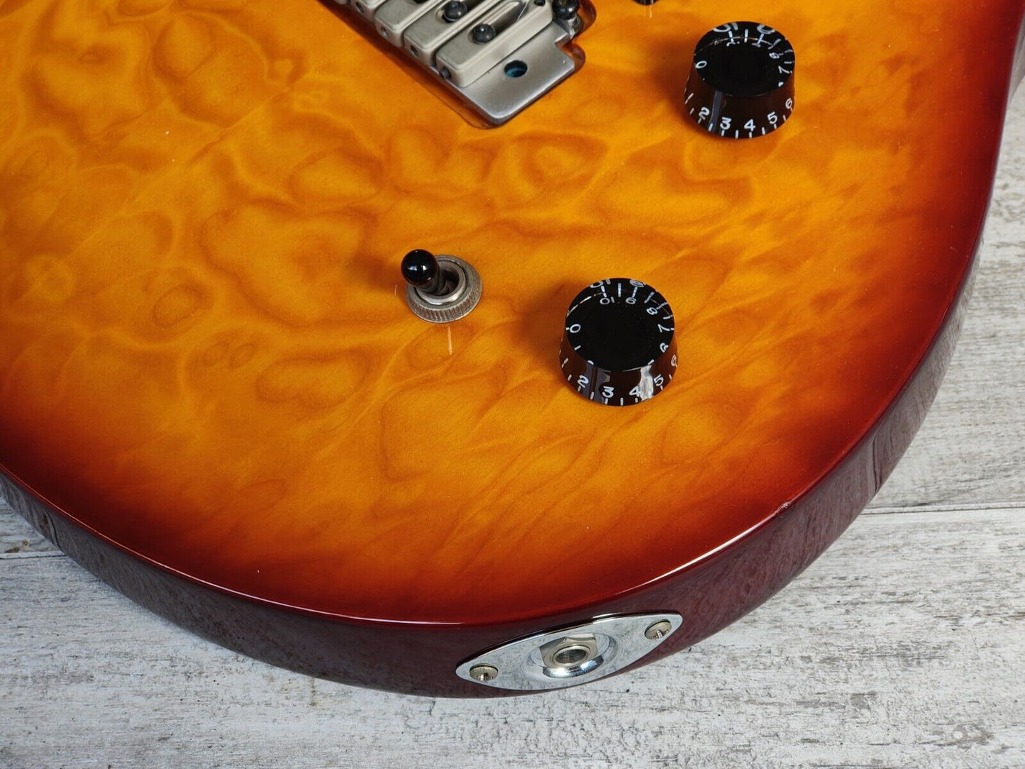 2008 Tokai PR50T-Q Electric Guitar (Violin Finish)