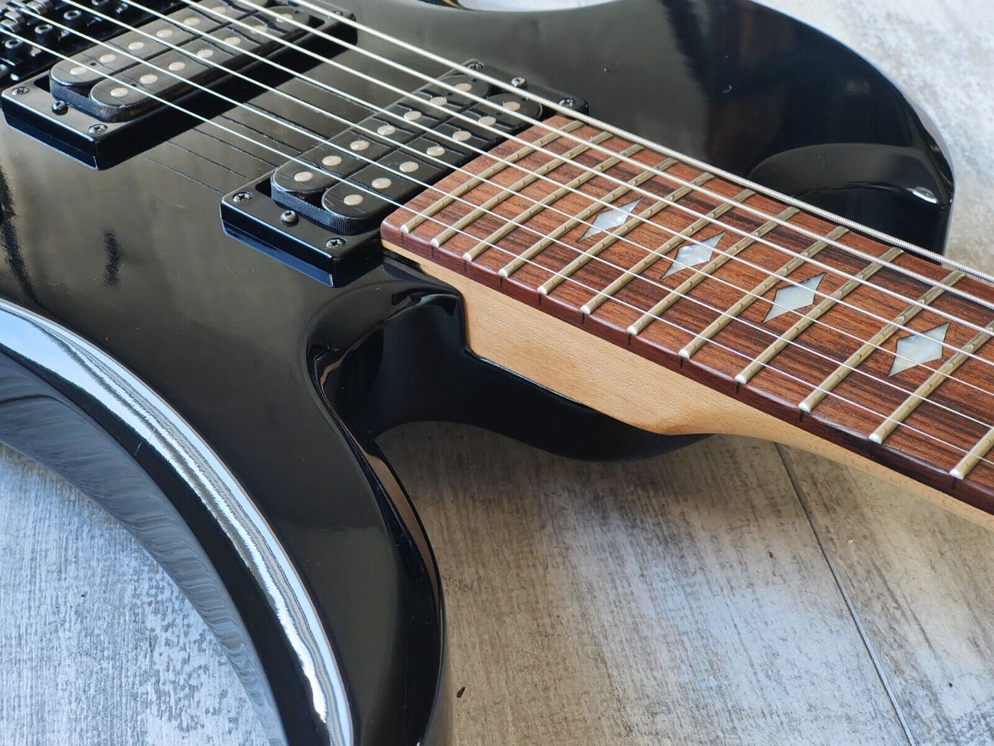 B.C Rich Mockingbird N7 7-String w/Floyd Rose (Black)