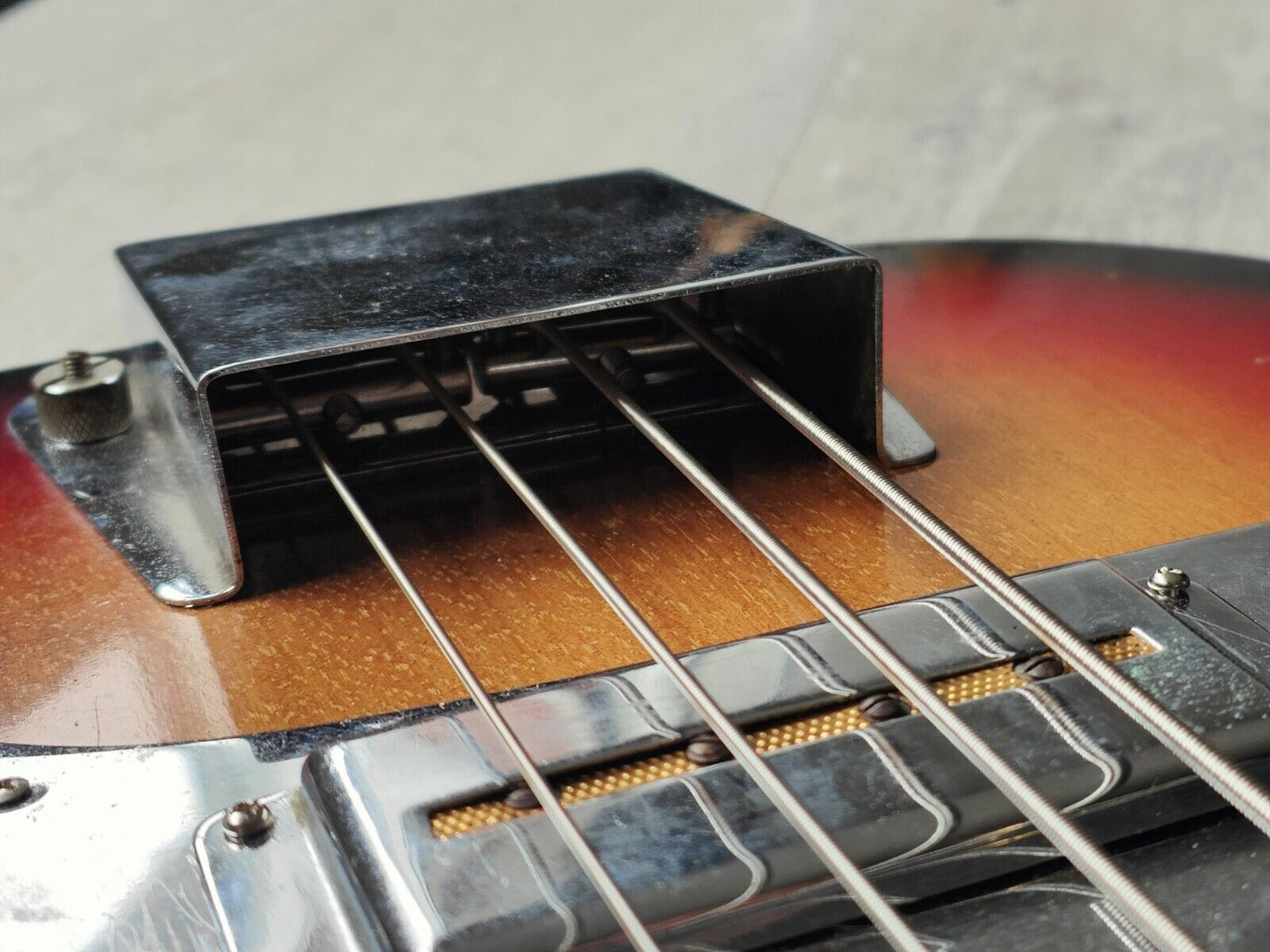 A weird old 60's Japanese bass that i found in a pawn shop 45 minutes from Tokyo