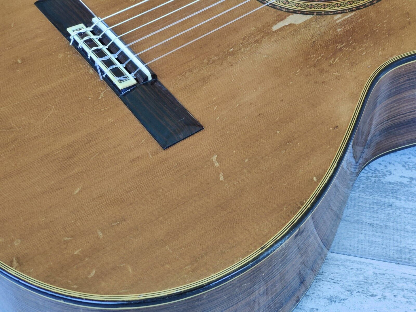 2000's Ryoji Matsuoka M50 Nylon String Japanese Flamenco Guitar (Natural)