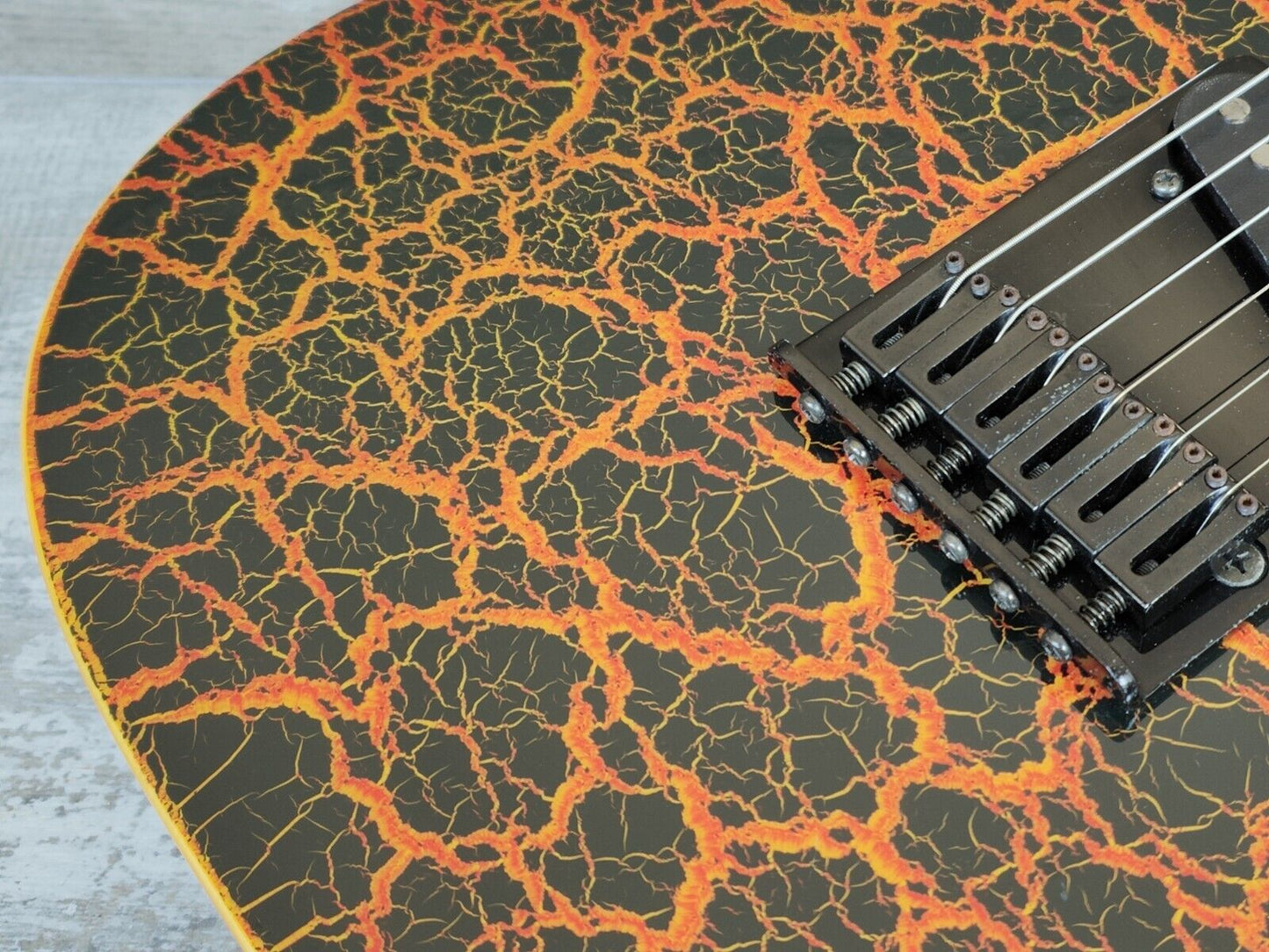 1988 Charvel Jackson Japan TL-070-SS Telly (Lava Crackle)