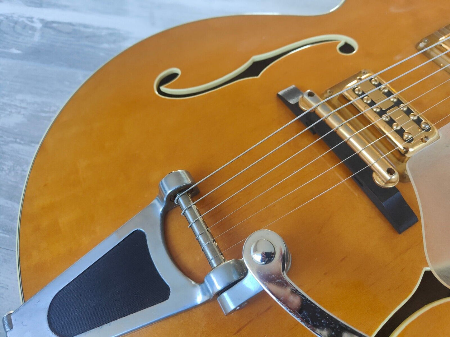 1987 Greco Japan K-FA-ORN Super Real (Gretsch 6120) Guitar (Natural)