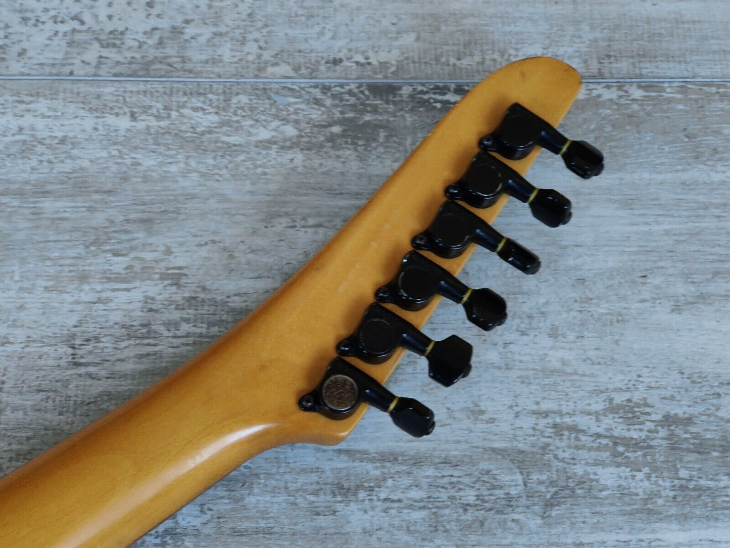 1989 Yamaha Japan MG111R HSS 26 Fret Electric Guitar (Black)