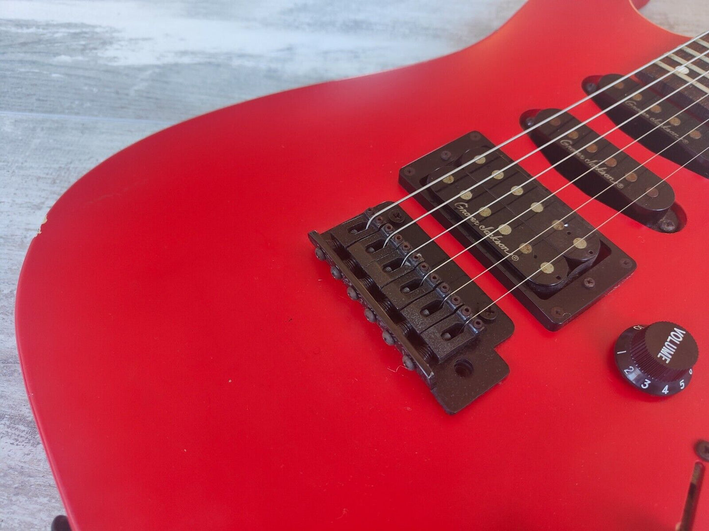 2001 Grover Jackson Japan DK-40 HSS Dinky (Fiesta Red)