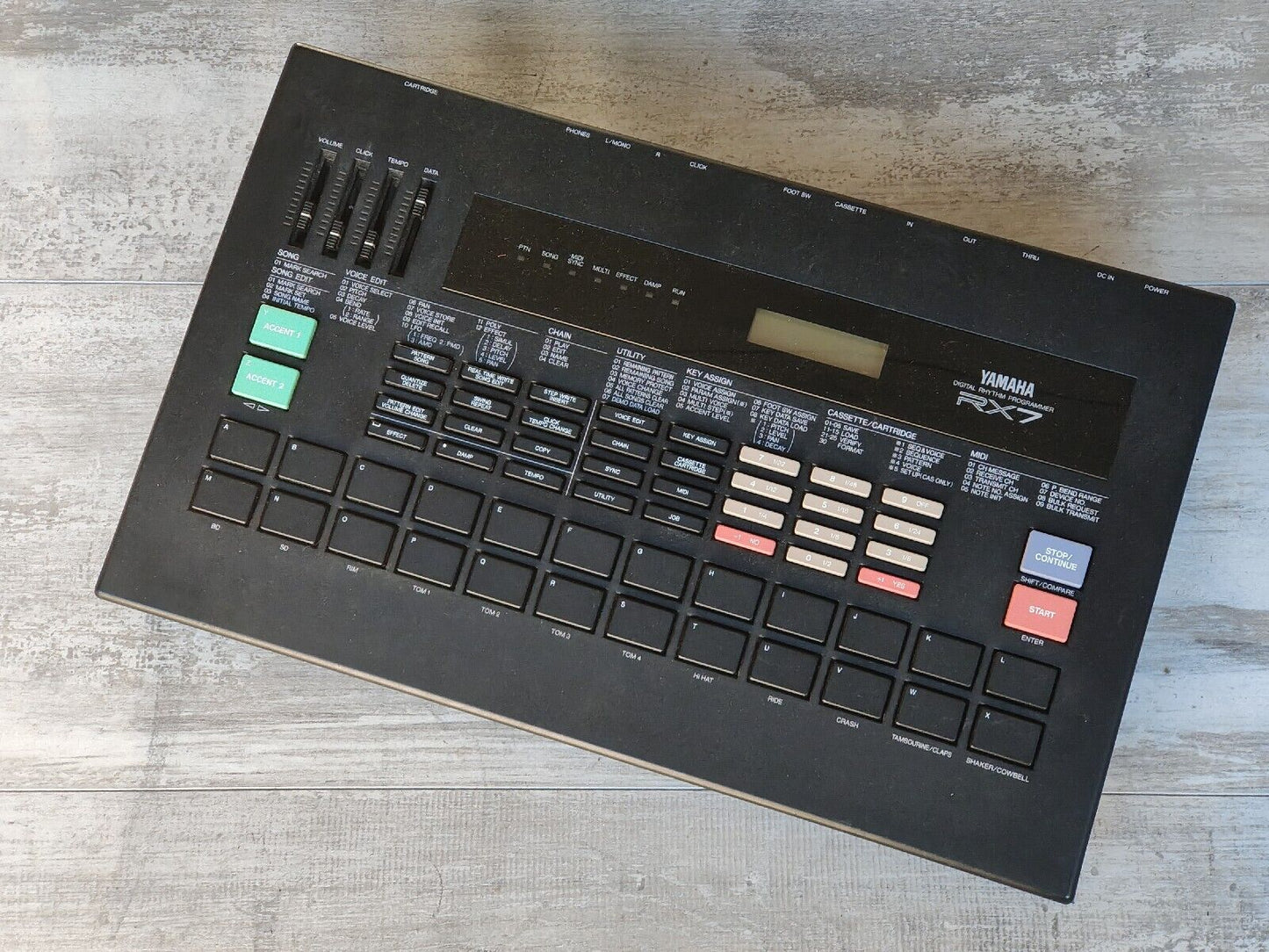 Yamaha RX7 Digital Rhythm Programmer