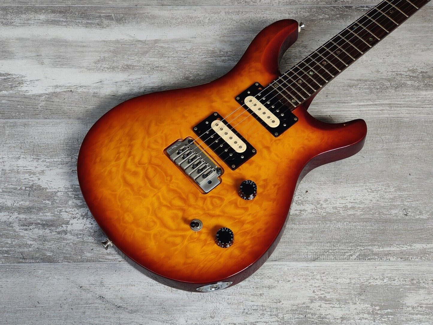 2008 Tokai PR50T-Q Electric Guitar (Violin Finish)