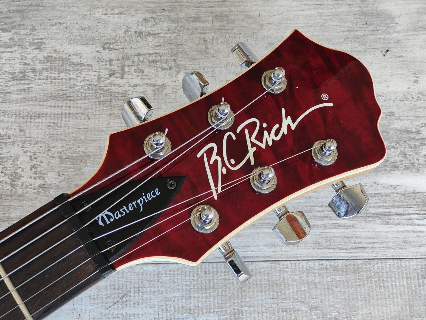 2001 BC Rich Masterpiece Mockingbird (Red Quilt)