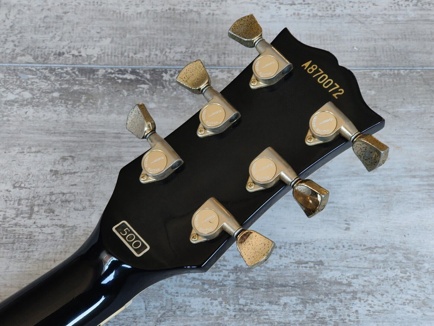 1987 Greco Japan EGC68-50 Les Paul Custom (Ebony)