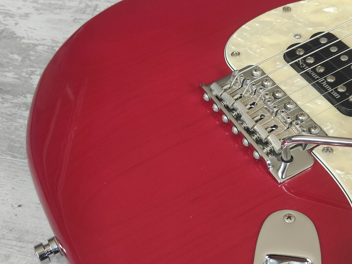 1978 Greco SE-1000 Neck + 2000 Fender American Deluxe Stratocaster Body (Red)