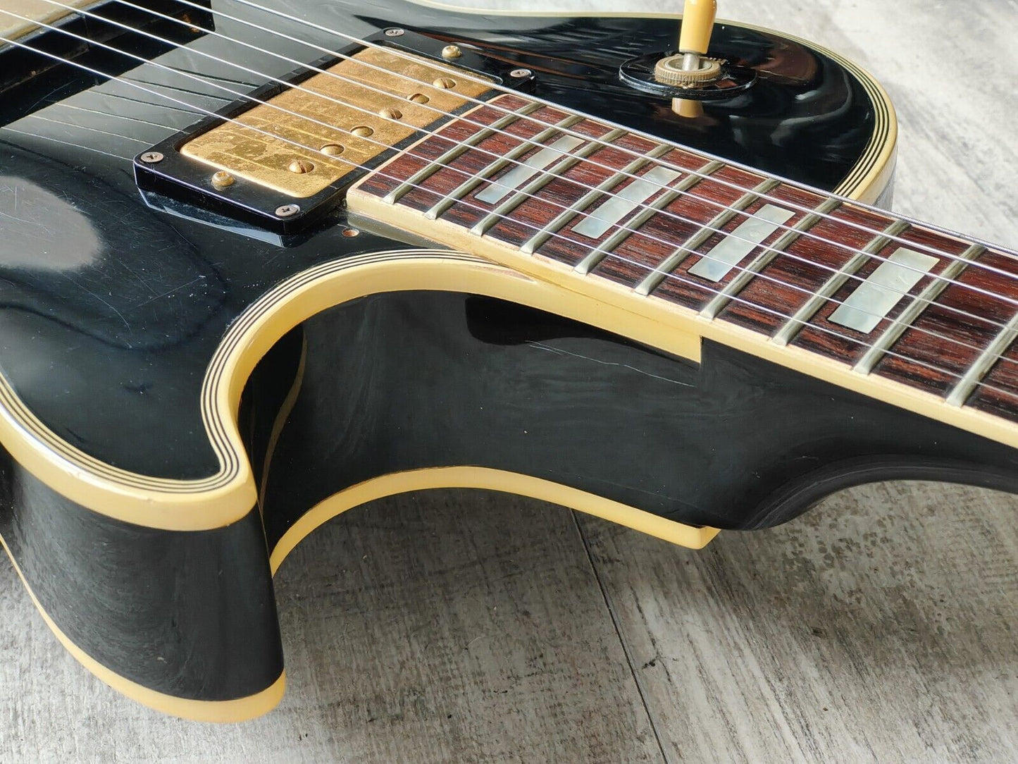 1987 Greco Japan EGC68-50 Les Paul Custom (Ebony)