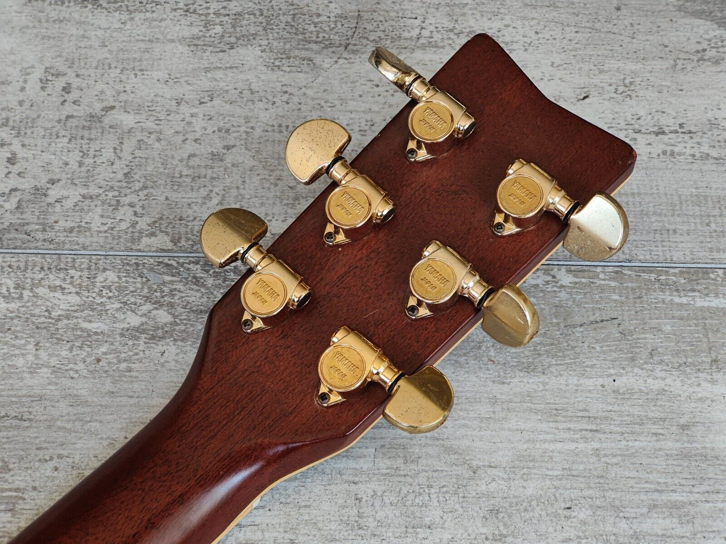 1981 Yamaha L-6 Japanese Vintage Acoustic Dreadnought Guitar (Natural)