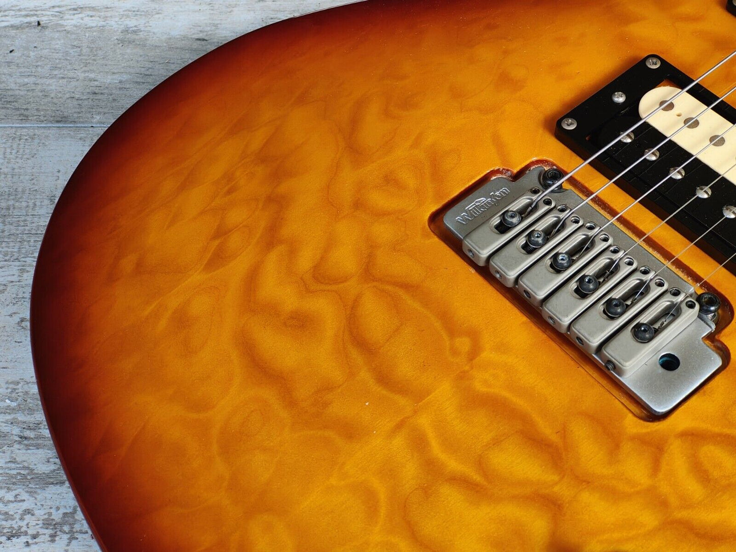 2008 Tokai PR50T-Q Electric Guitar (Violin Finish)