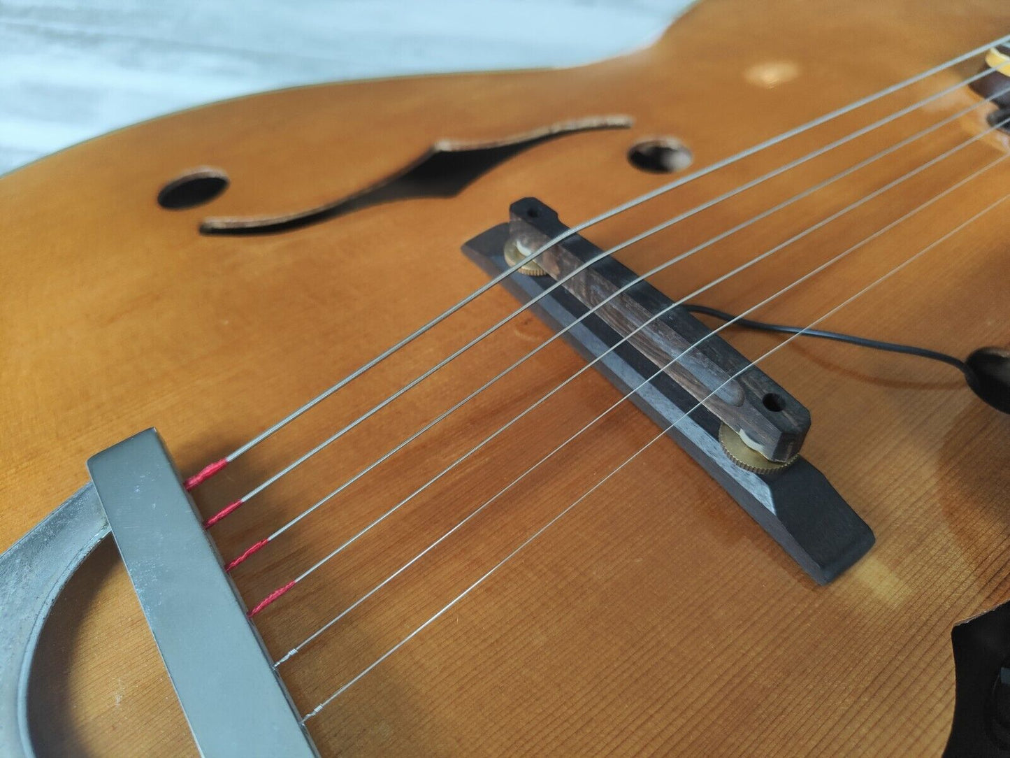 1960's Nardan Japan (Teisco) No. 100 Hollowbody Semi-Acoustic (Natural)