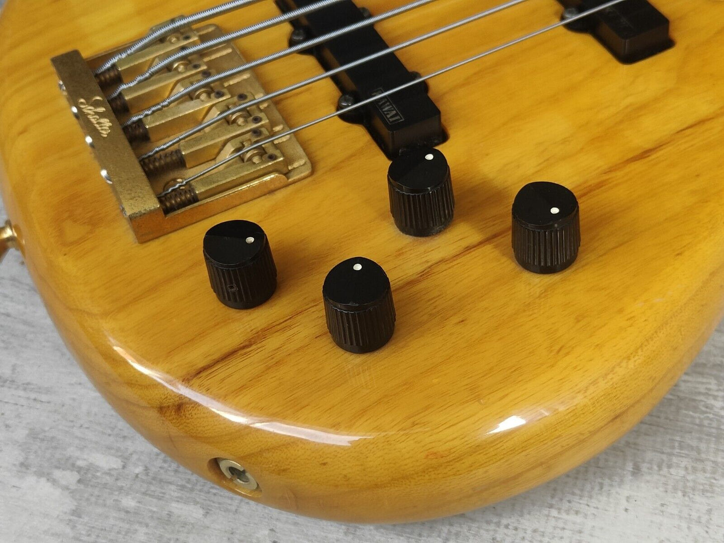 1989 Rockoon Japan (by Kawai) RB-855S 5-String Bass (Natural)