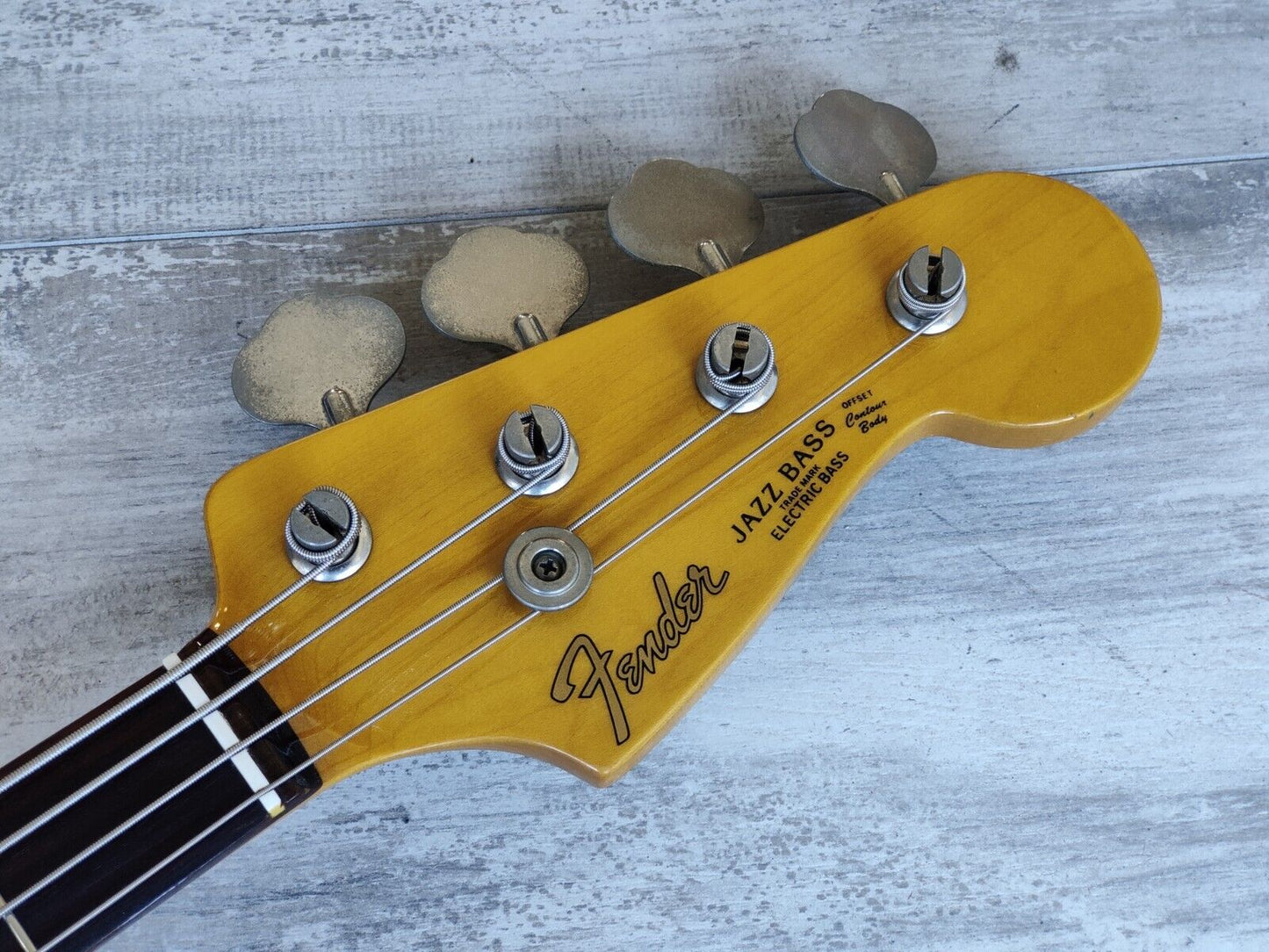 1999 Fender Japan (by Tokai) JB62-58 '62 Reissue Jazz Bass (Vintage White)