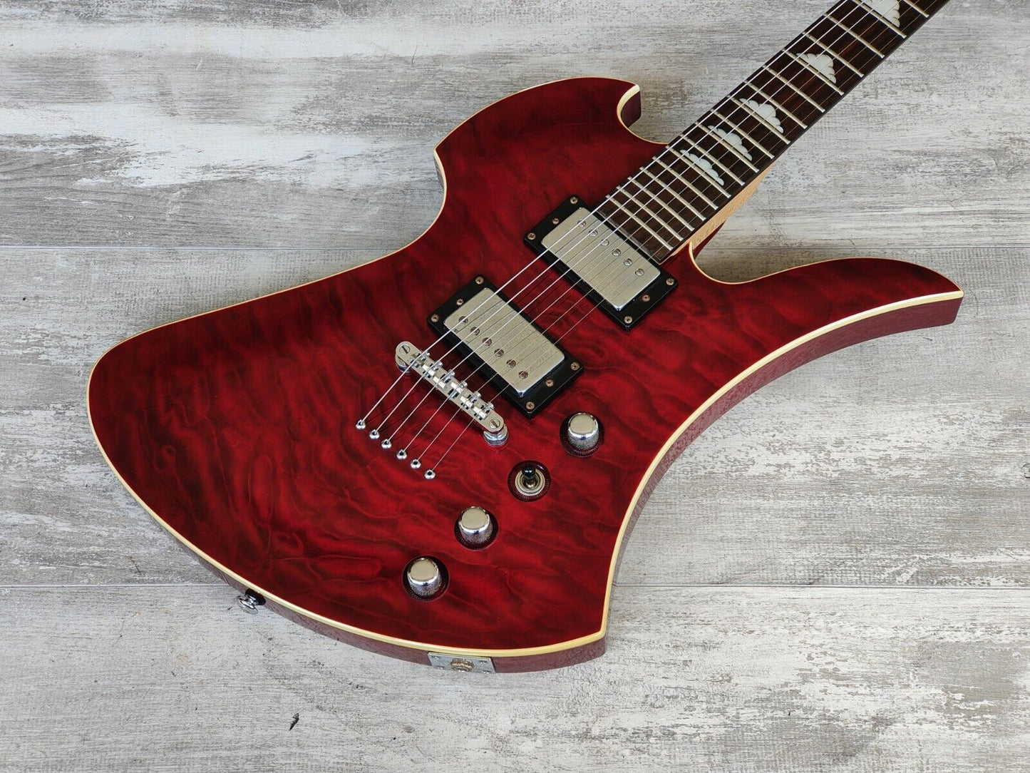 2001 BC Rich Masterpiece Mockingbird (Red Quilt)