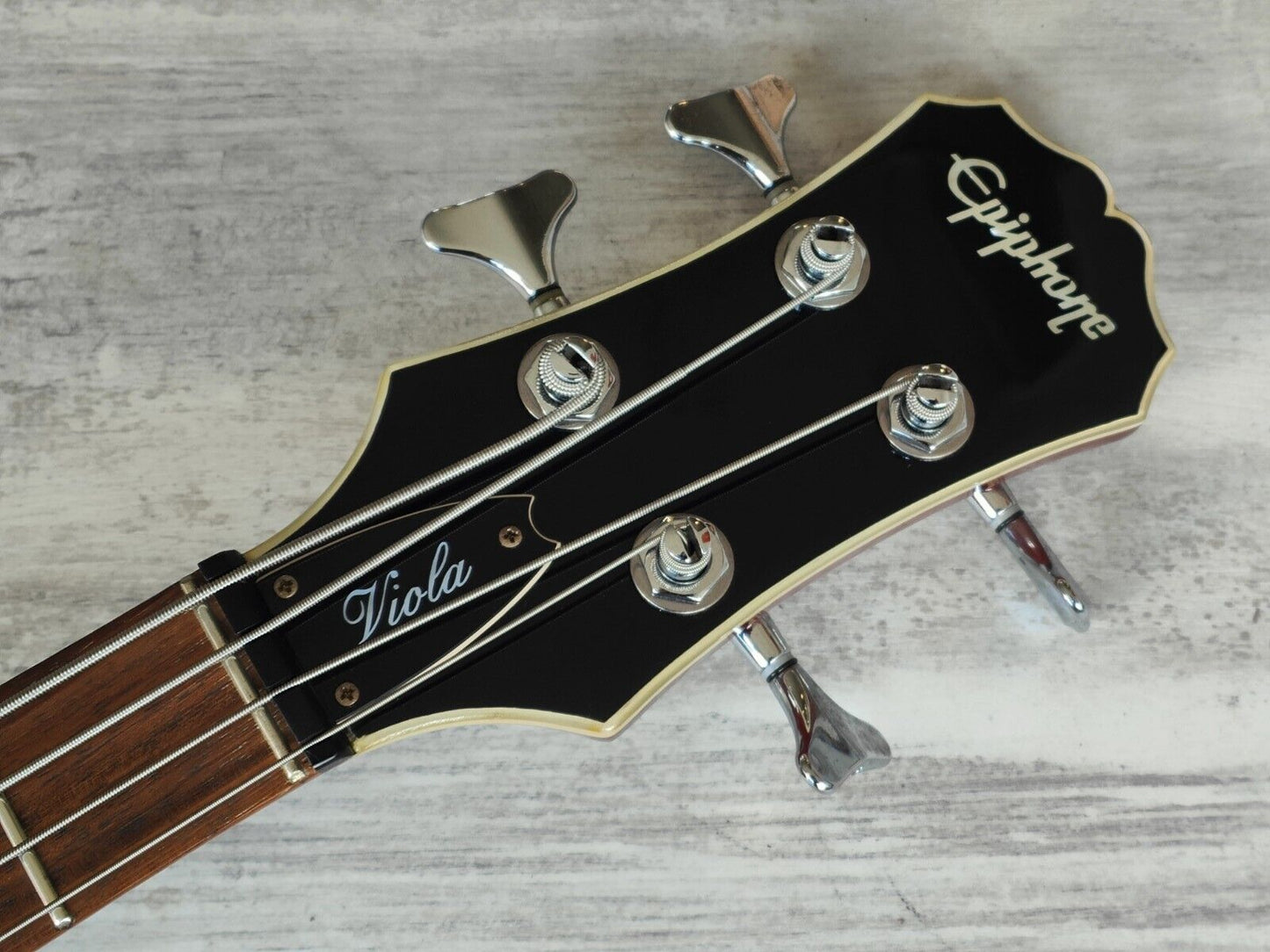 2007 Epiphone Viola Violin Beatle Bass (Brown Sunburst)
