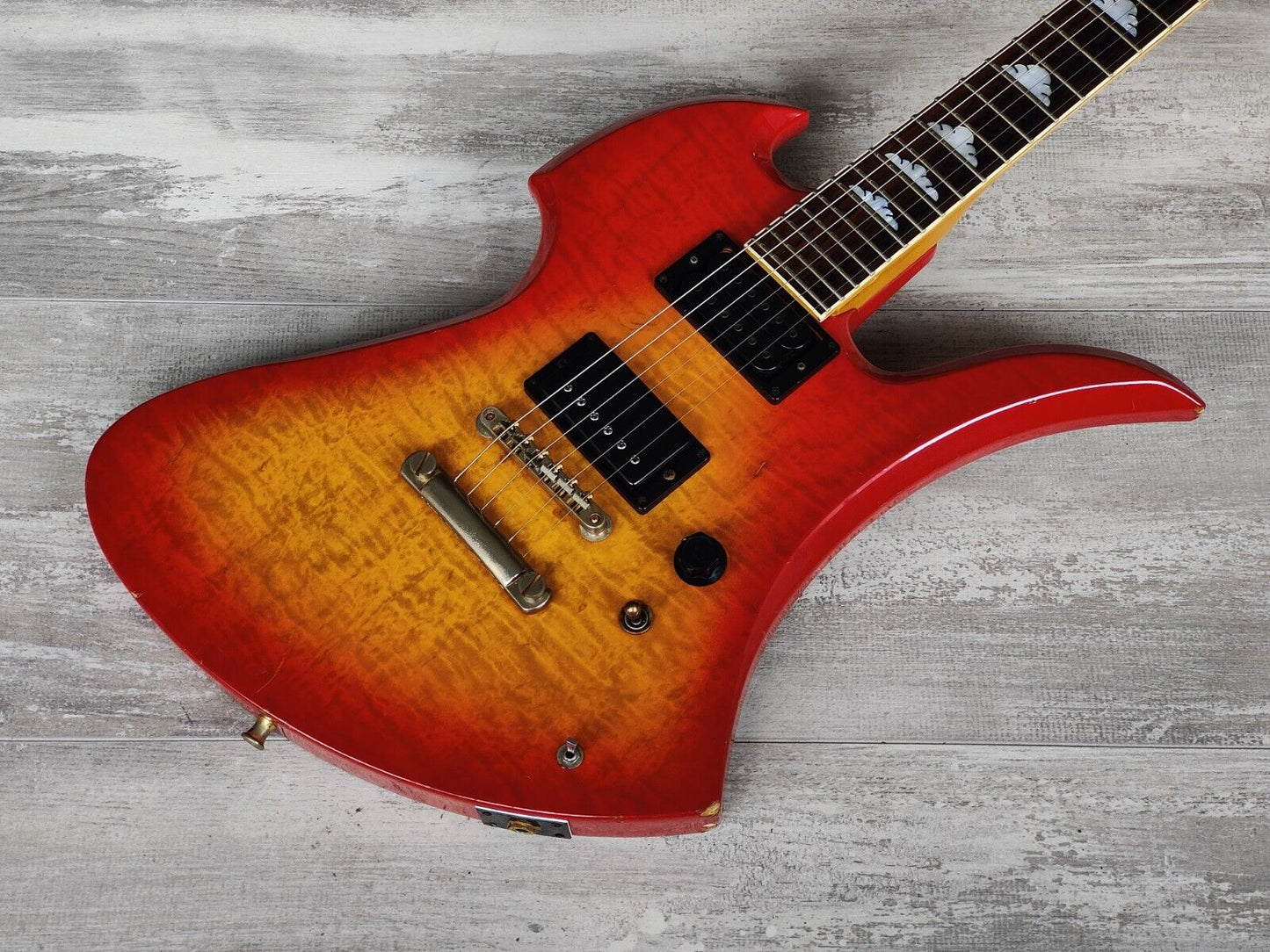 2000's Burny Hide (X Japan) MG-85X Mockingbird (Cherry Sunburst)