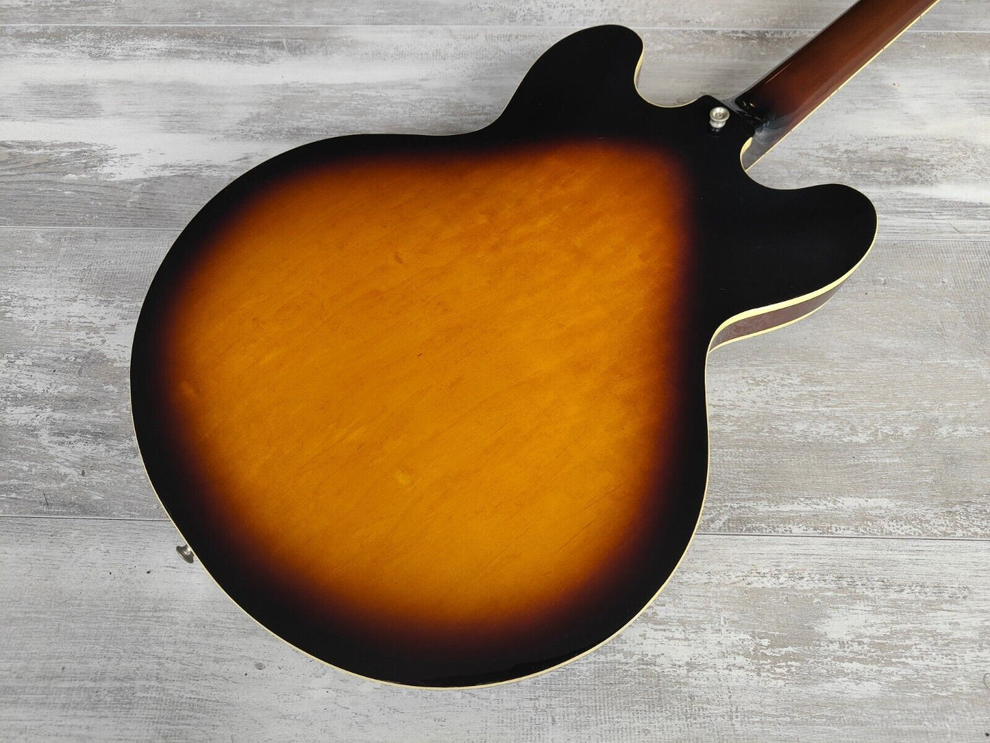 1976 Aria Pro II ES-700SB Semi Hollowbody (Brown Sunburst)