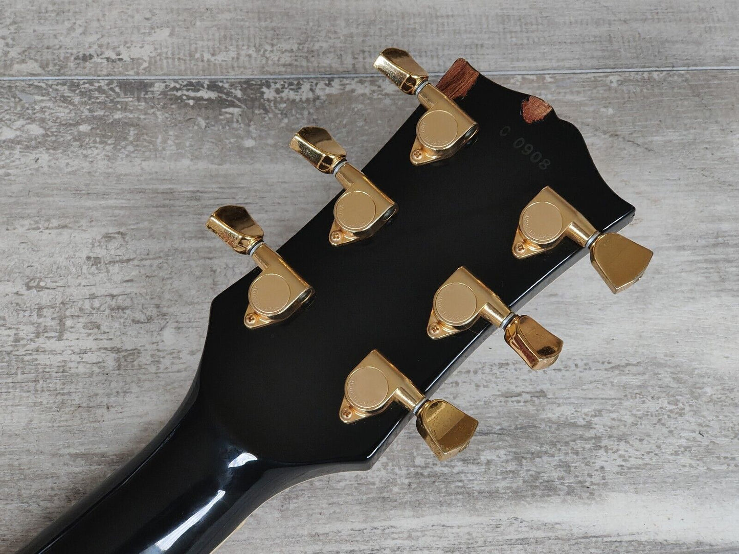 1990 Greco Japan EGC Les Paul Custom w/"Soft V" Neck Profile (Ebony)