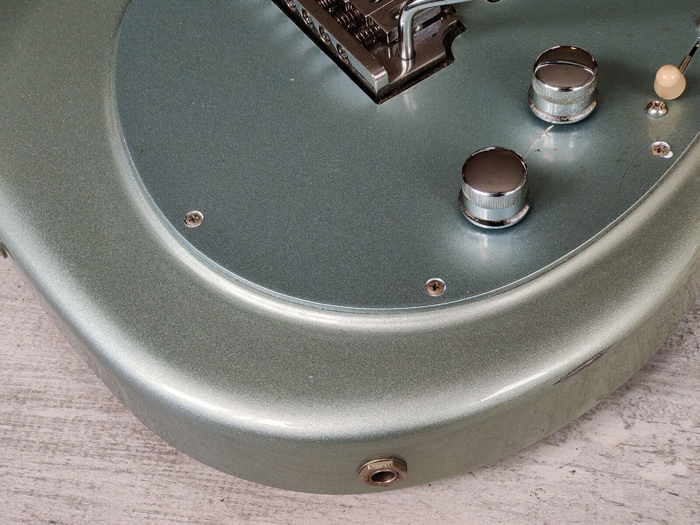 2000’s Tokai Japan Talbo Blazing Fire Cast Aluminium Electric Guitar (Green)