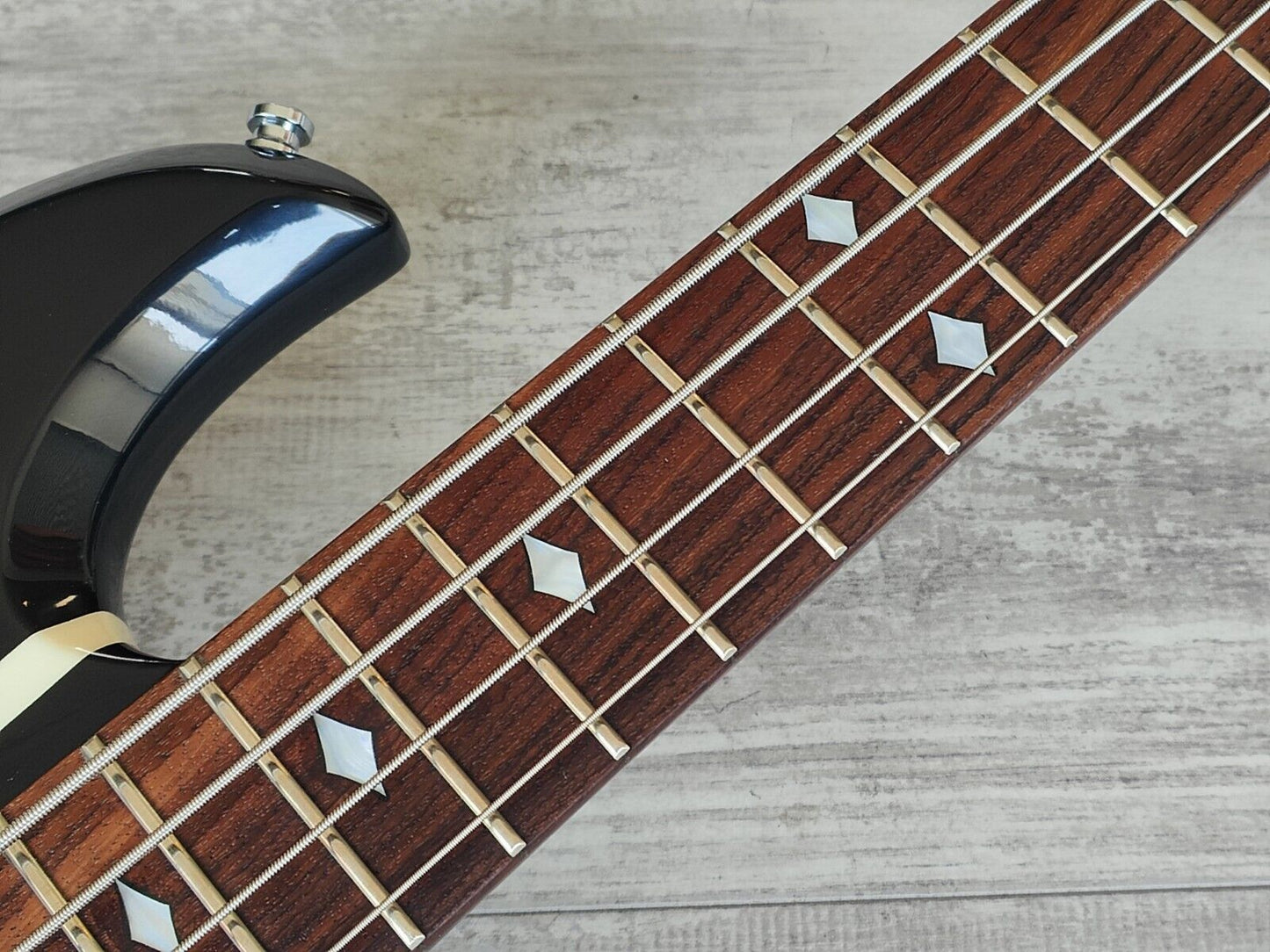 1996 Burny (Fernandes) EB-95X "X Japan" Signature Eagle Bass (Black)
