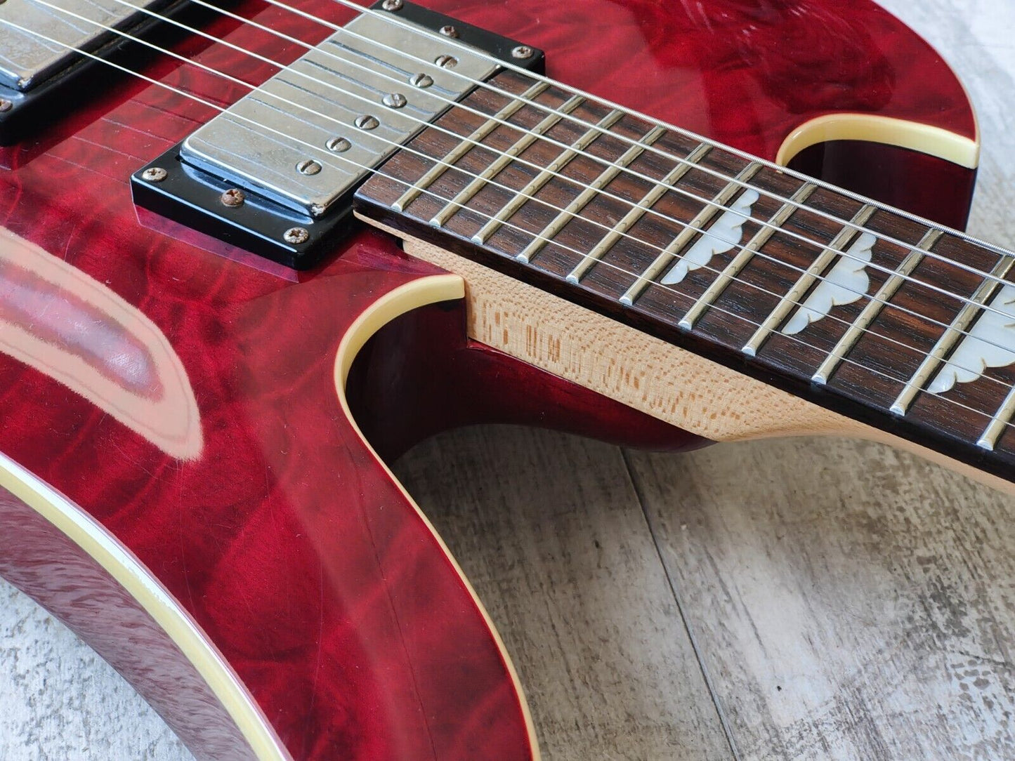 2001 BC Rich Masterpiece Mockingbird (Red Quilt)