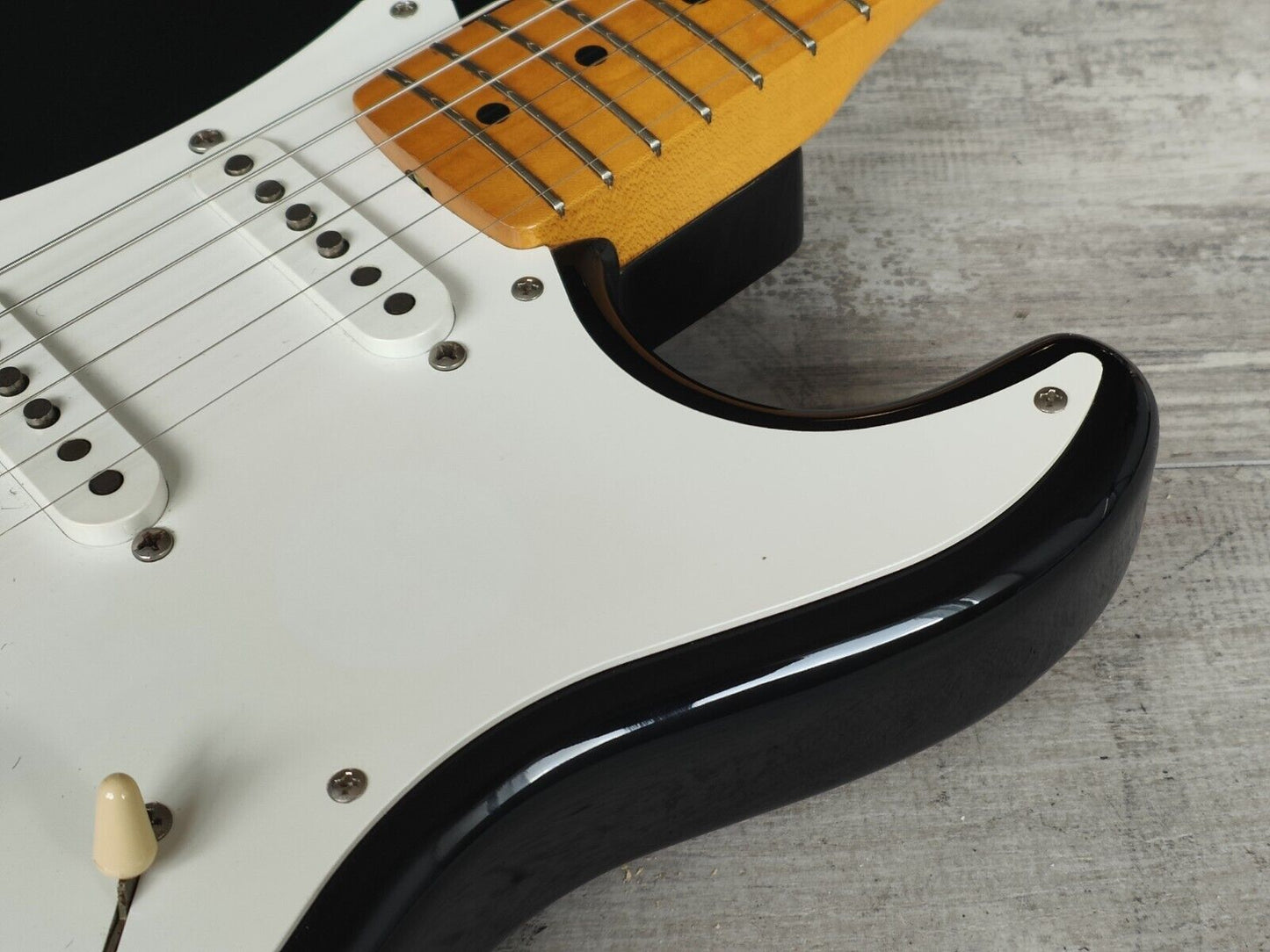 1999 Fender Japan ST57-58US '57 Reissue Stratocaster w/USA Pickups (Black)