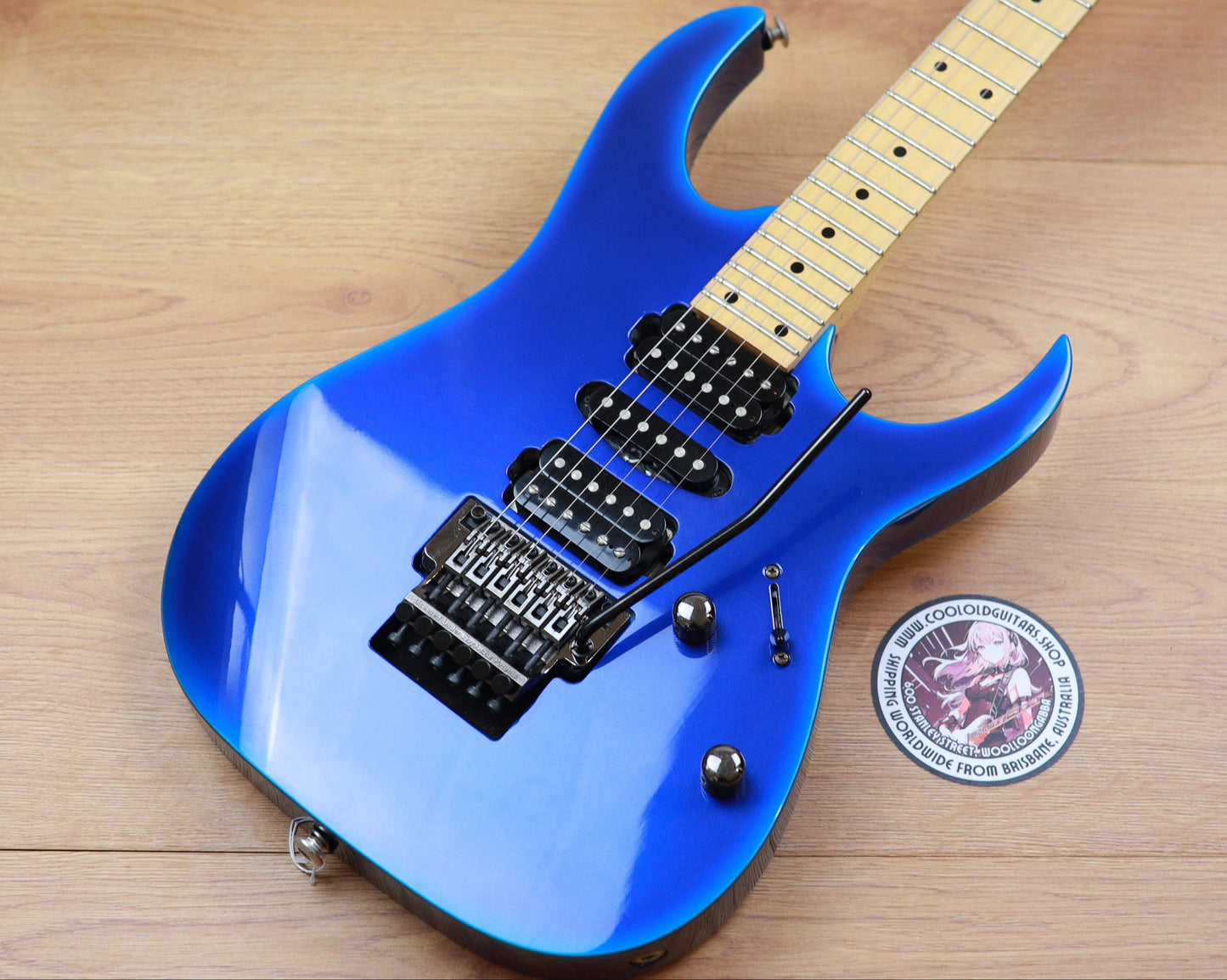 1999 Ibanez RGR580 HSH Superstrat (Jewel Blue Burst)