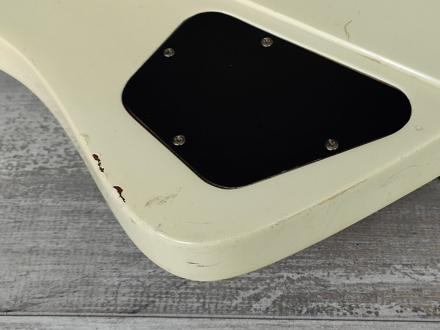 1989 Burny (by Fernandes Japan) RFB-80 Reverse Firebird (Vintage White)