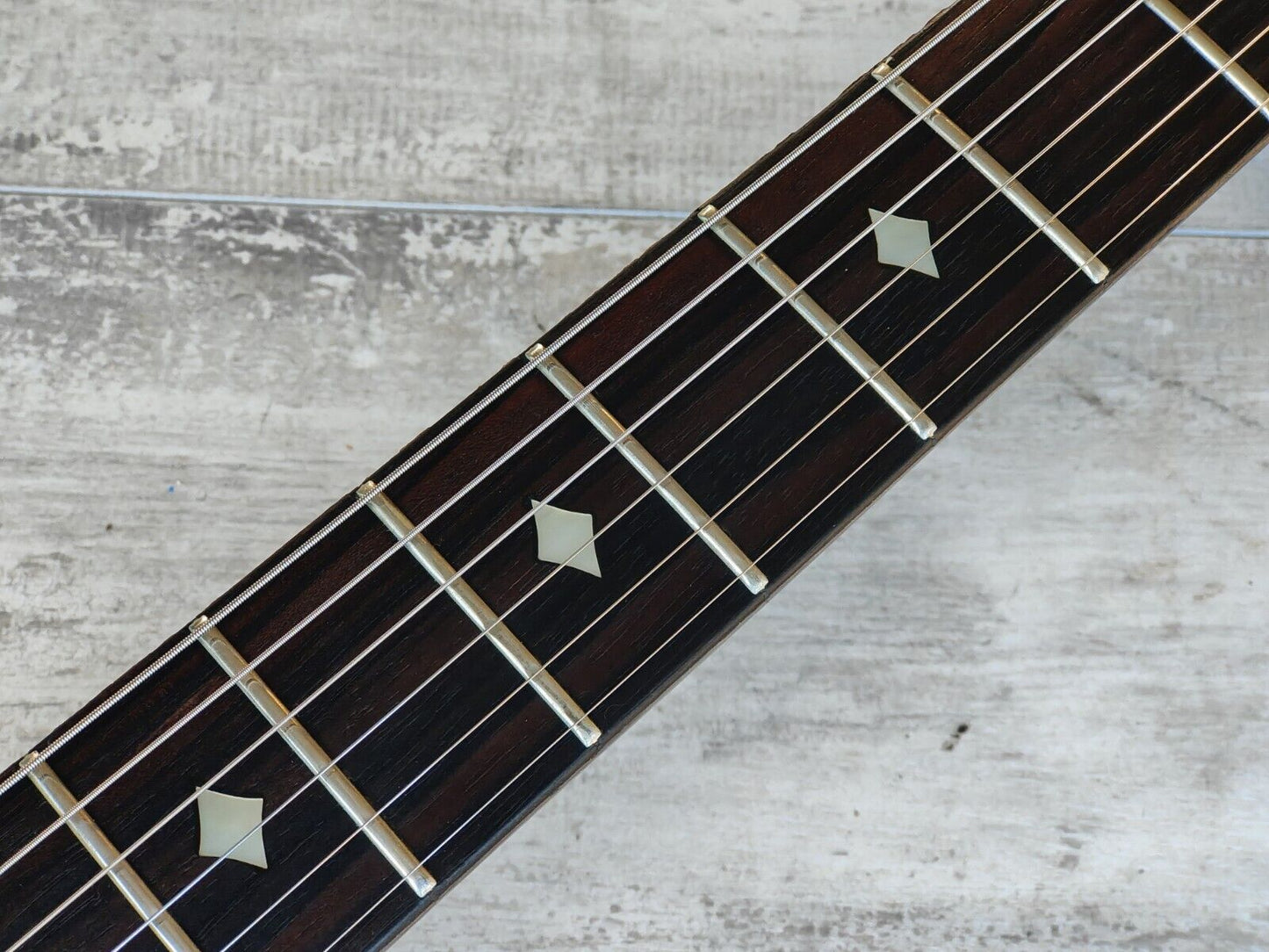 1979 Aria Pro II Japan (Matsumoku) TS-600 Neckthrough Double Cutaway (Natural)