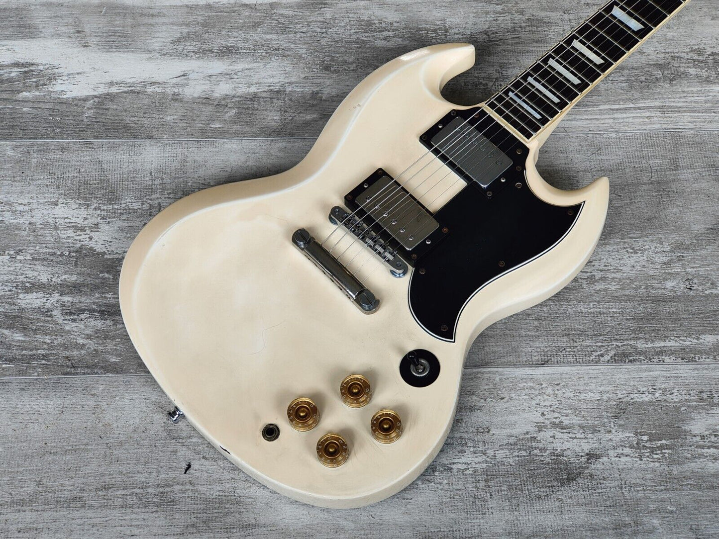 1990 Greco '61 Reissue SG (Vintage White)