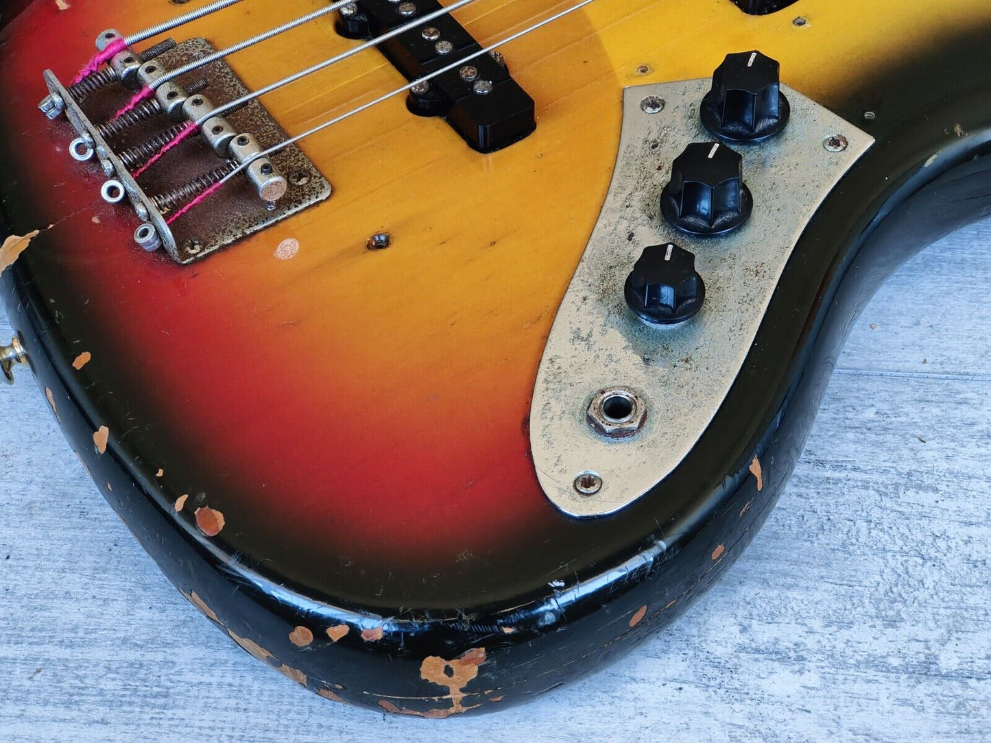 1977 Greco Japan JB500S 70's Reissue Jazz Bass (Sunburst)