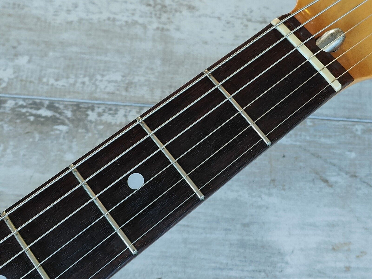 1989 Fender Japan ST72-65 '72 Reissue Blackmore Scalloped Stratocaster (White)