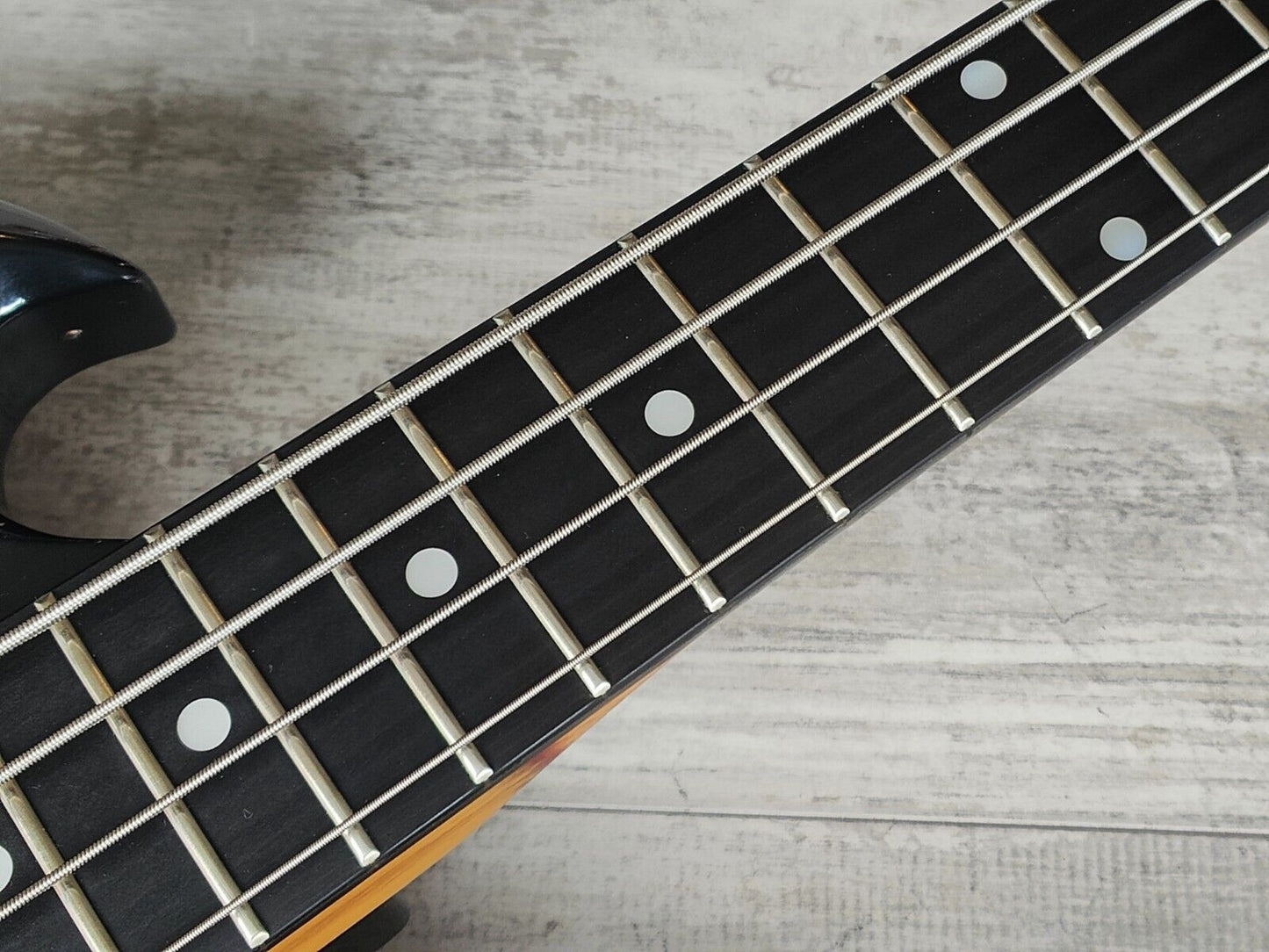 1989 BC Rich Japan NJ Series MB-857 Mockingbird Bass (Black)