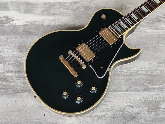 1981 Greco Japan Super Power Series EG-500C Les Paul Custom (Ebony)