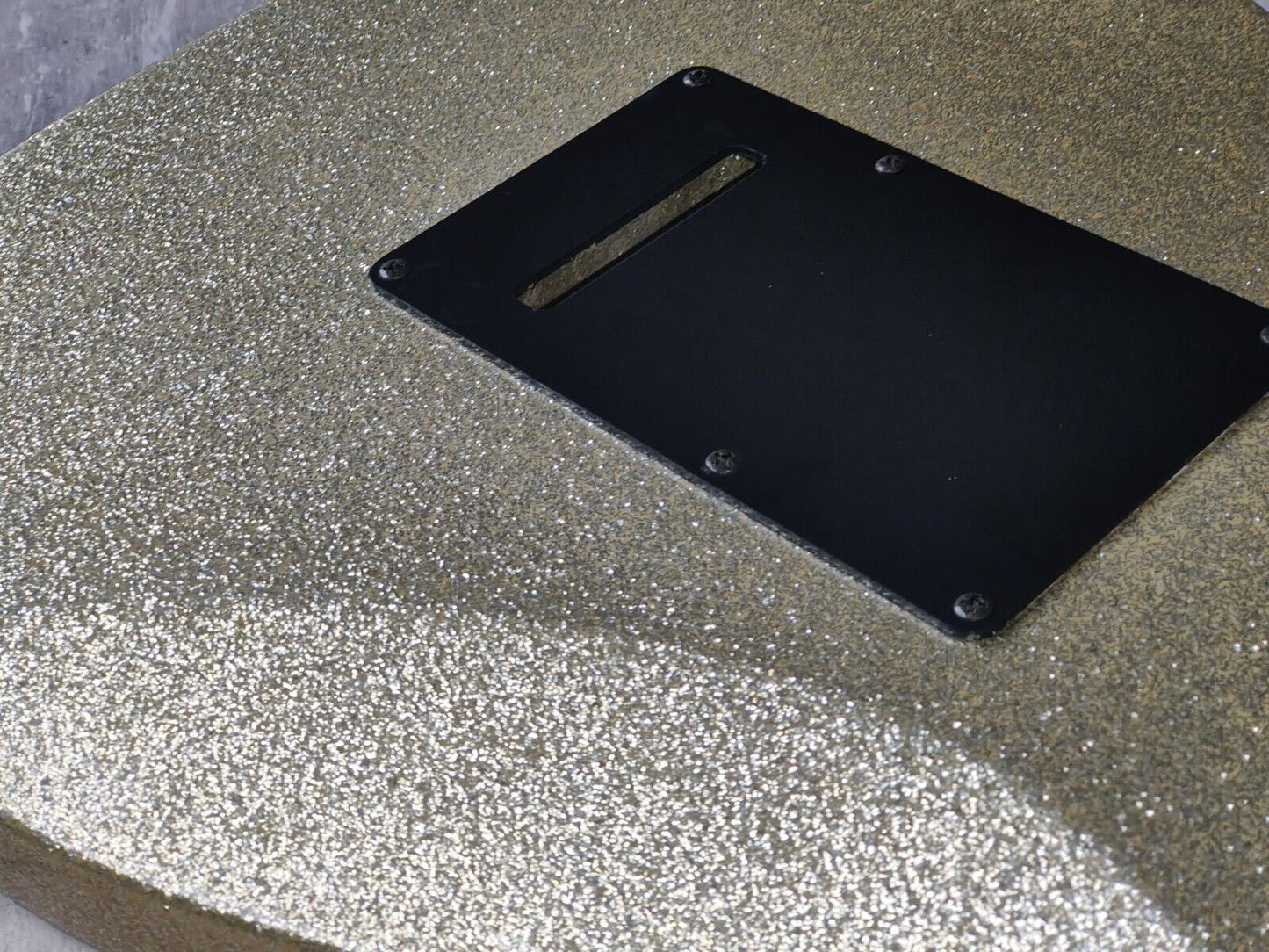 1990's Ibanez HSH RG Superstrat (Metallic Gold Flake w/Matching Headstock)