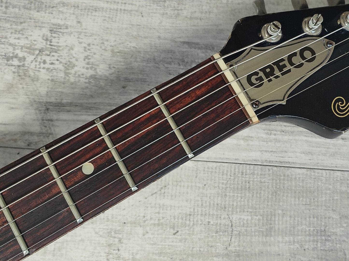 1978 Greco Japan BW-600 "Brawler" Tulip Style Double Cutaway (Metallic Blue)