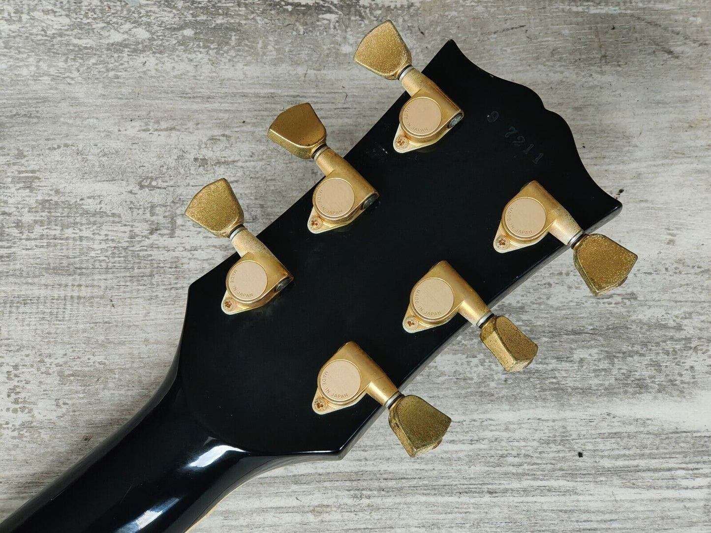 1989 Greco Japan EGC-650 Les Paul Custom w/"Soft V" Neck Profile (Ebony)