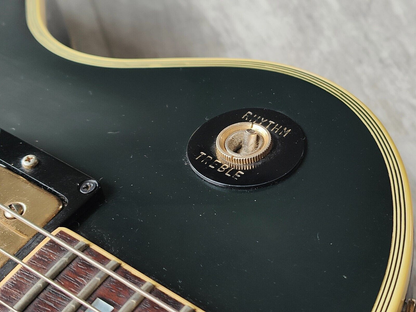 1981 Greco Japan Super Power Series EG-500C Les Paul Custom (Ebony)