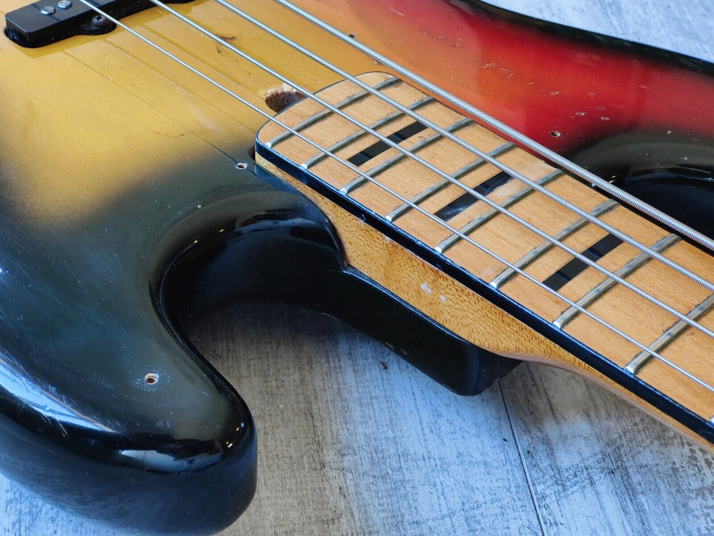 1977 Greco Japan JB500S 70's Reissue Jazz Bass (Sunburst)