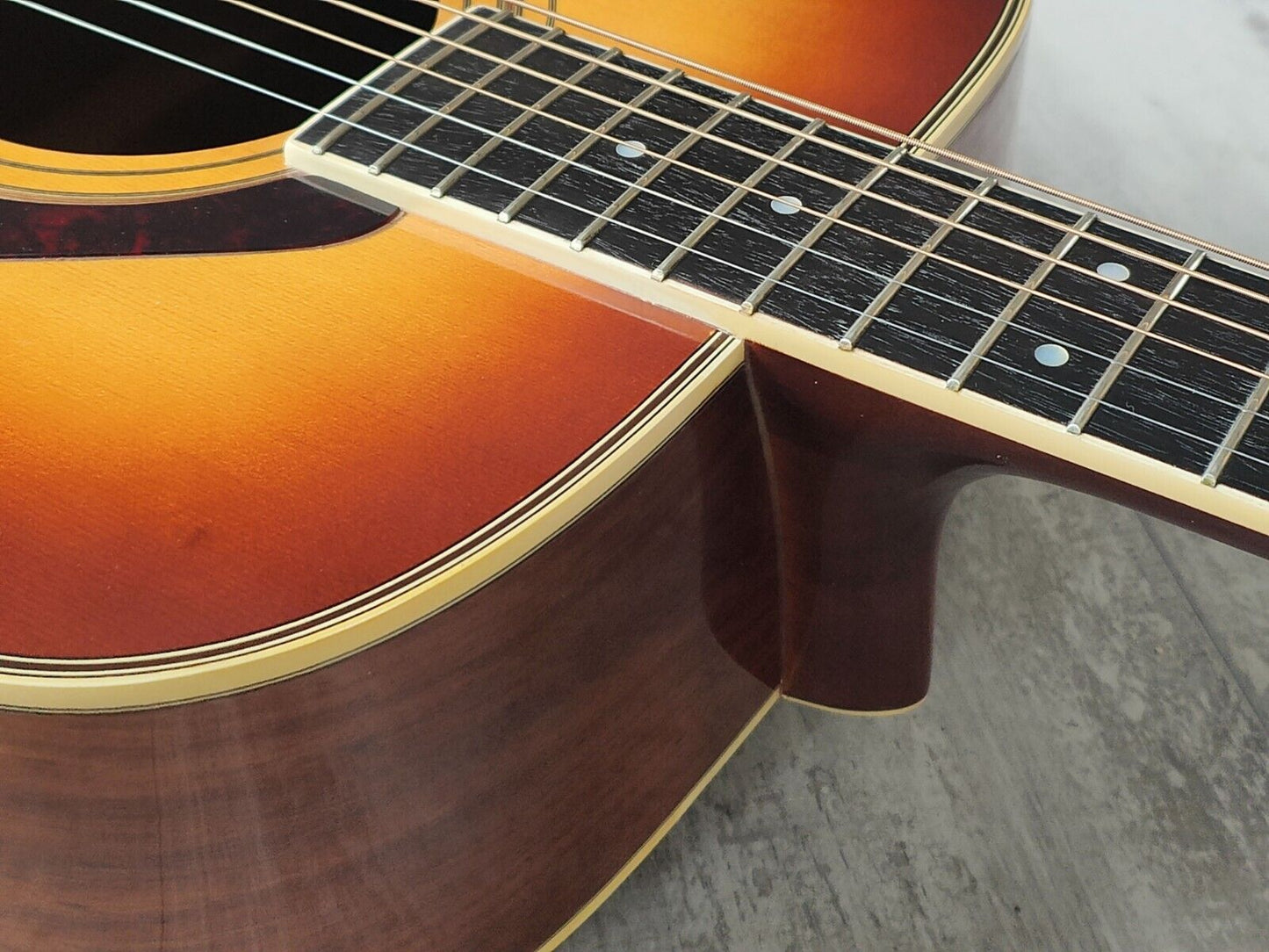 1980 Yamaha L-5S Japanese Vintage Acoustic Dreadnought Guitar (Sunburst)