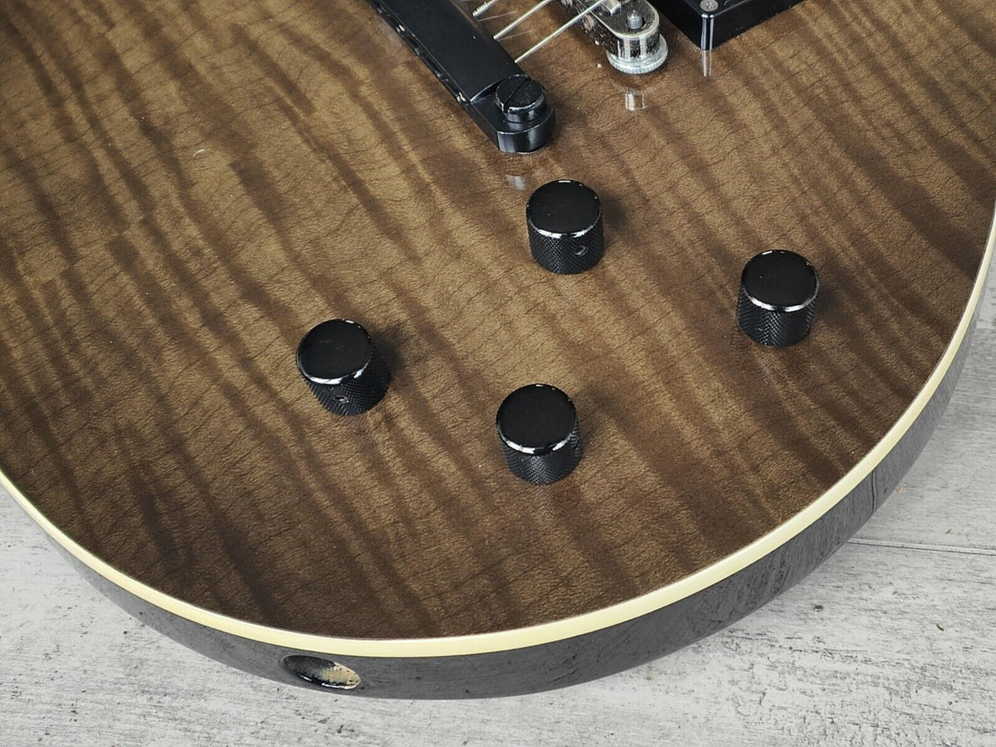 2001 Burny LG-550 Les Paul (Flame Grey/Black)