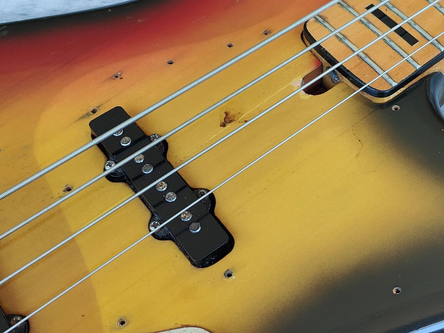 1977 Greco Japan JB500S 70's Reissue Jazz Bass (Sunburst)