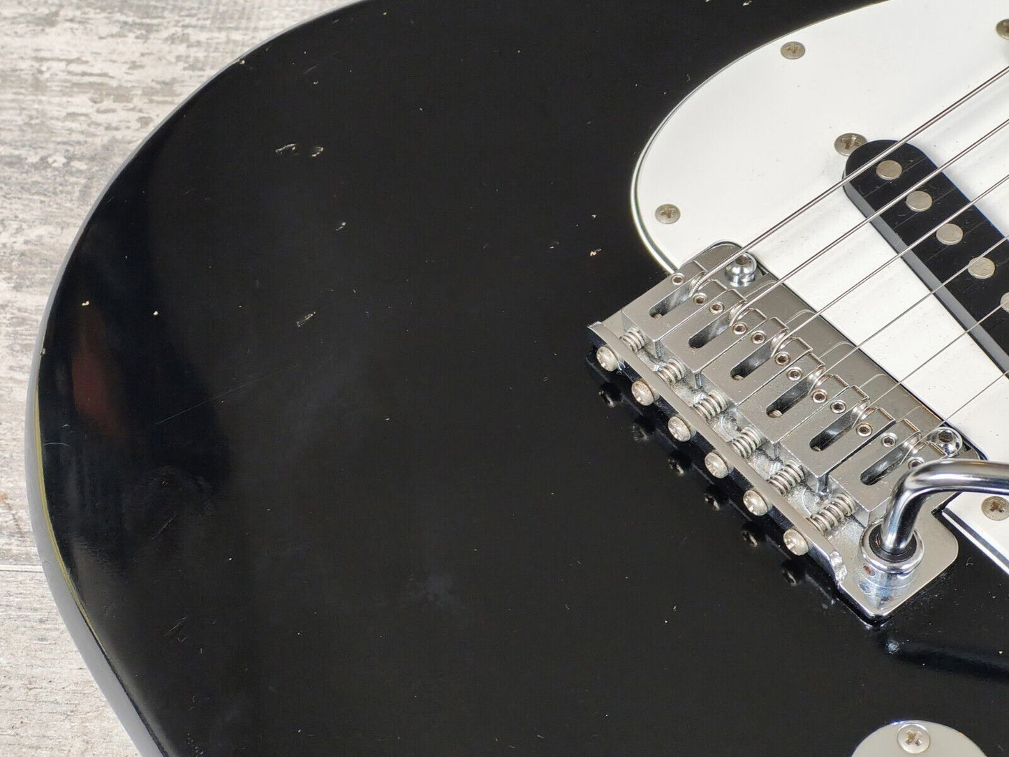 1990's Fender Japan ST-72SC '72 Reissue Scalloped Stratocaster (Black)