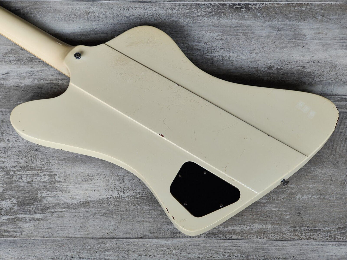 1989 Burny (by Fernandes Japan) RFB-80 Reverse Firebird (Vintage White)