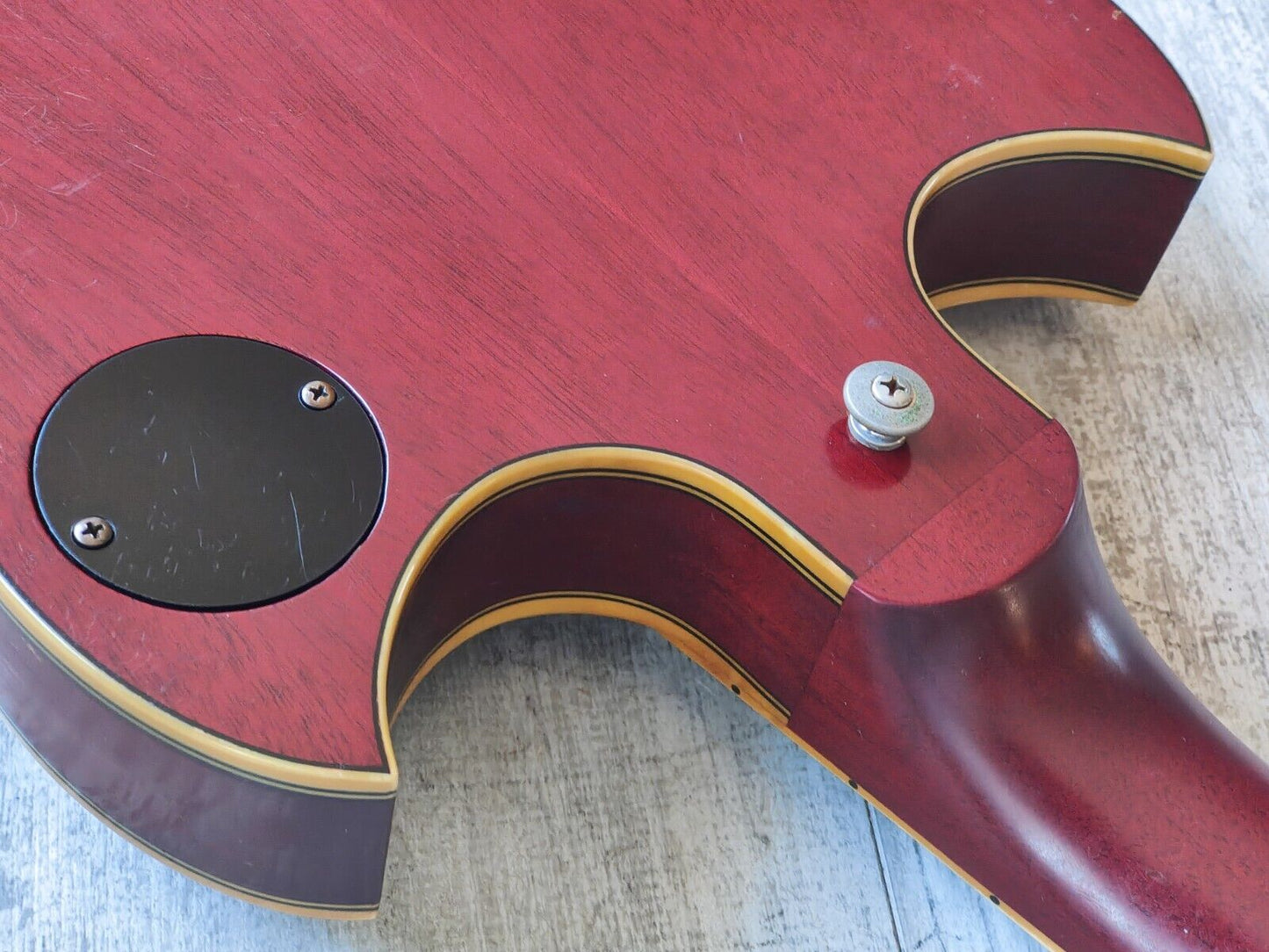 1975 Yamaha Japan SG-175 Double Cutaway SG (Red)