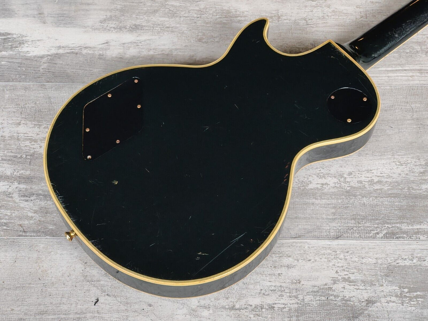 1974 Greco Japan EG-650B Les Paul Custom (Ebony/Black)